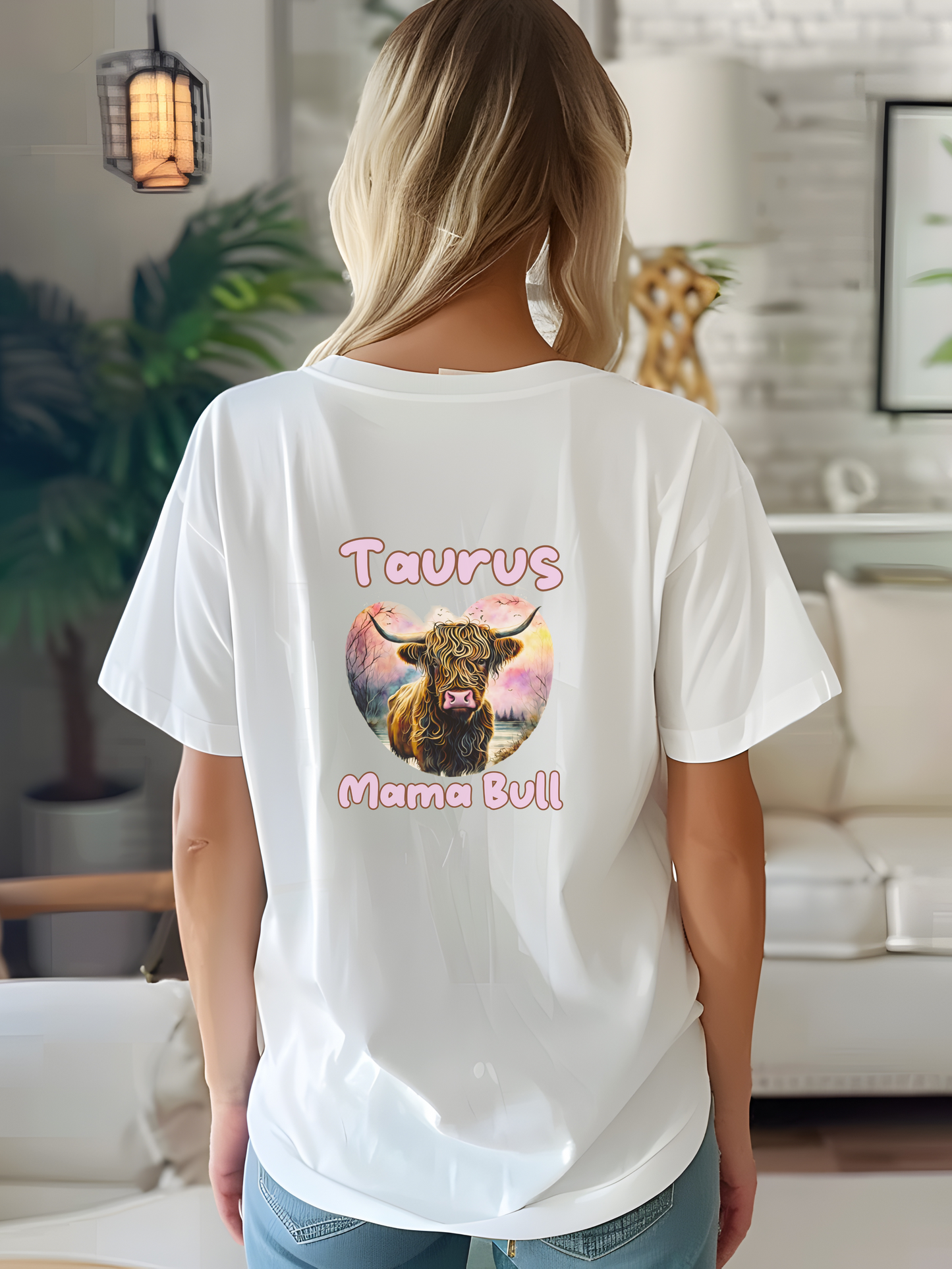 Taurus Mama Bull Retro Tee