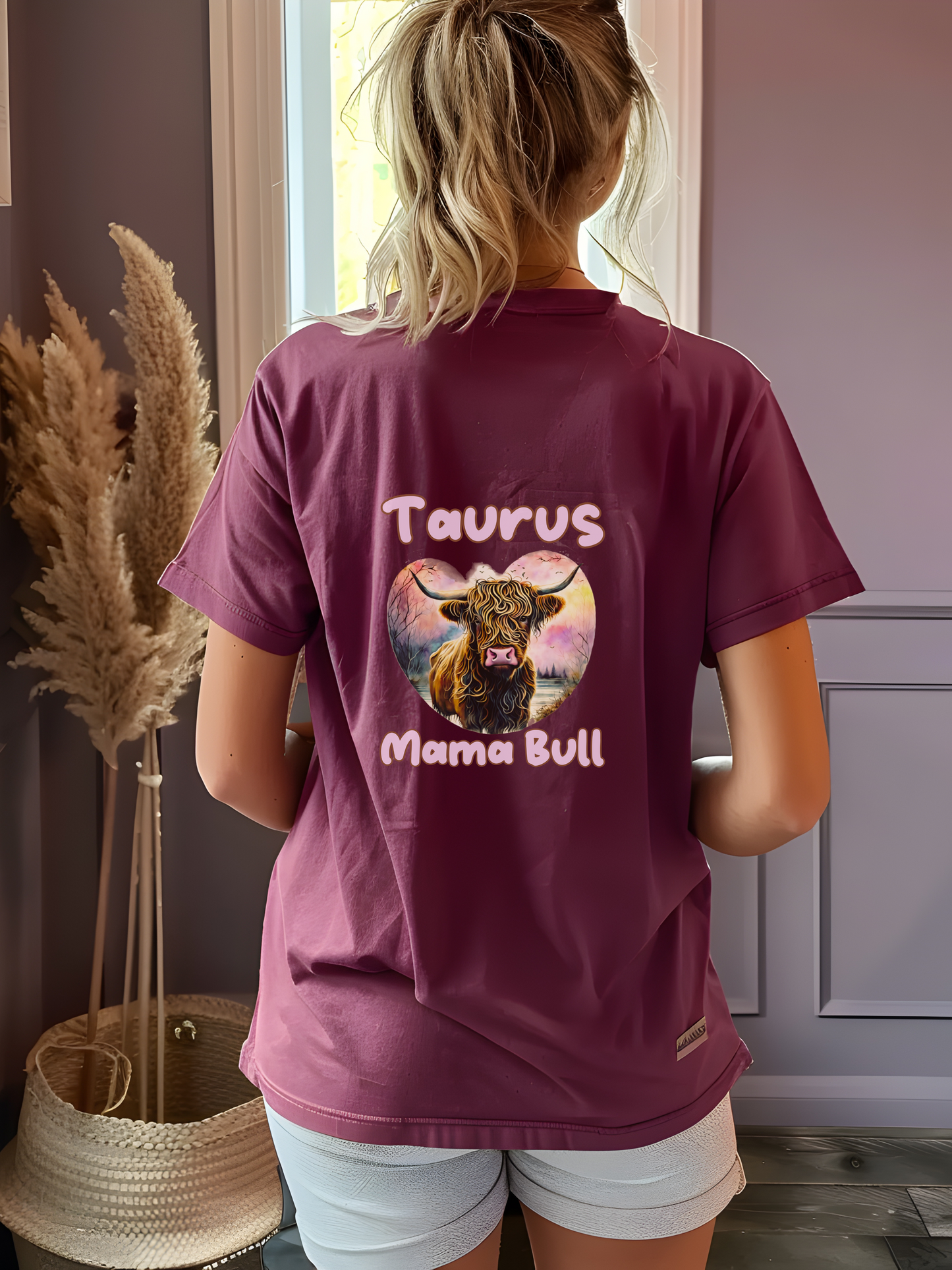 Taurus Mama Bull Retro Tee